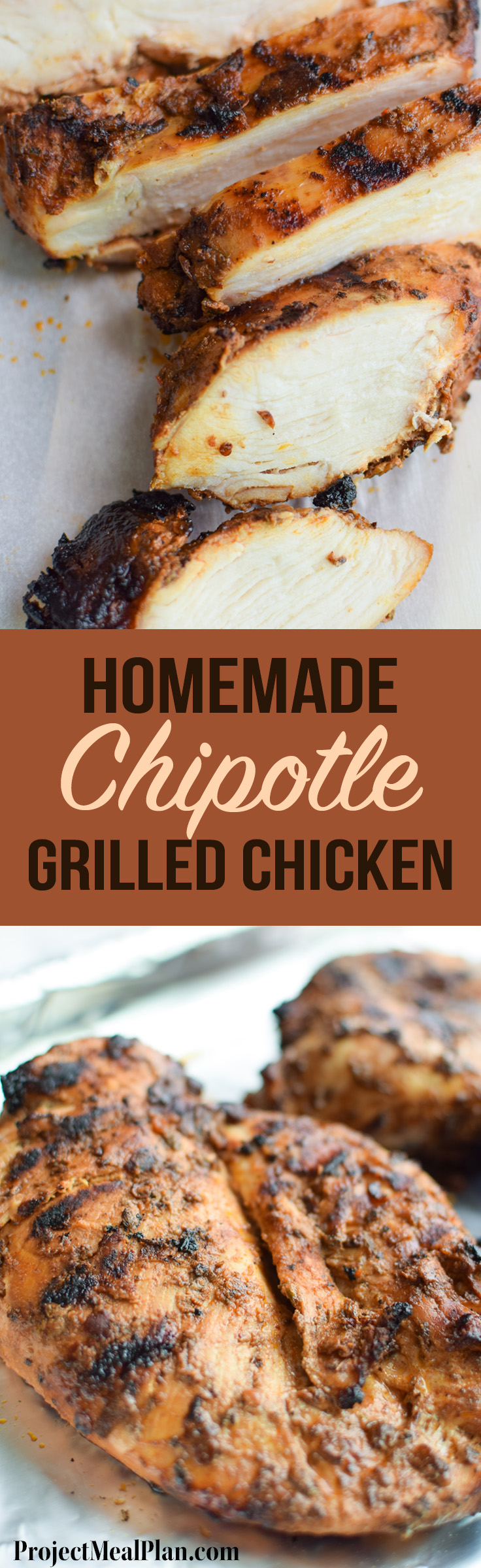 Homemade Chipotle Grilled Chicken recipe, super easy to make in large batches for that Chipotle restaurant taste at home! - pmp.local