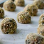 Spicy Baked Turkey Spinach Meatballs recipe - Ground turkey + spinach +all the right spices and a little heat make the best meatballs ever! - pmp.local