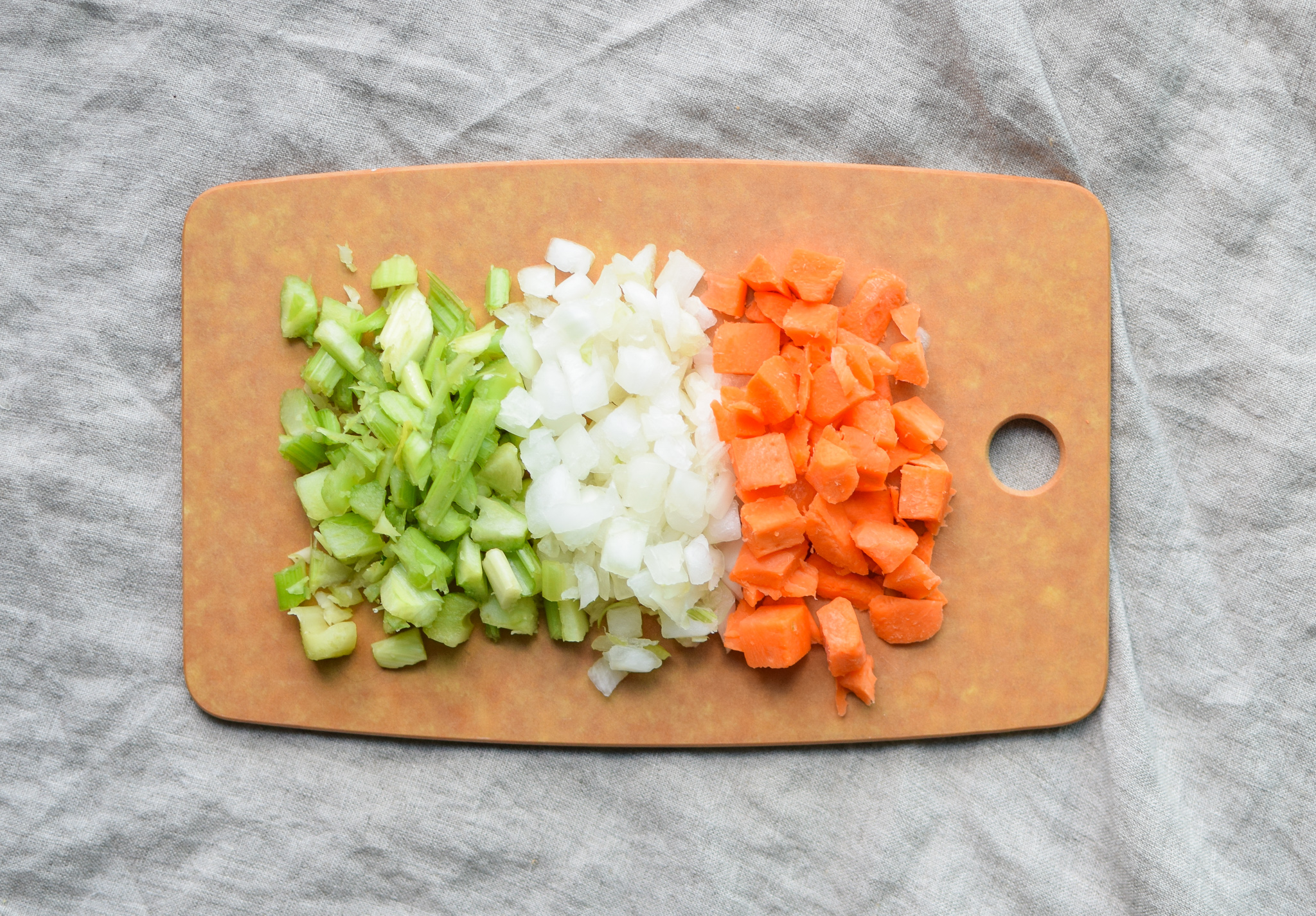 Vegetable & Chicken Sausage Lentil Soup recipe - Simple, hearty and delicious fall soup that will make your home smell amazing on any week night! pmp.local