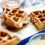 Protein Packed Pepperoni Pizza Waffles - Pizza + Waffles made super easy at home! Stuffed with mozzarella and pepperoni, plus packed with protein! - pmp.local