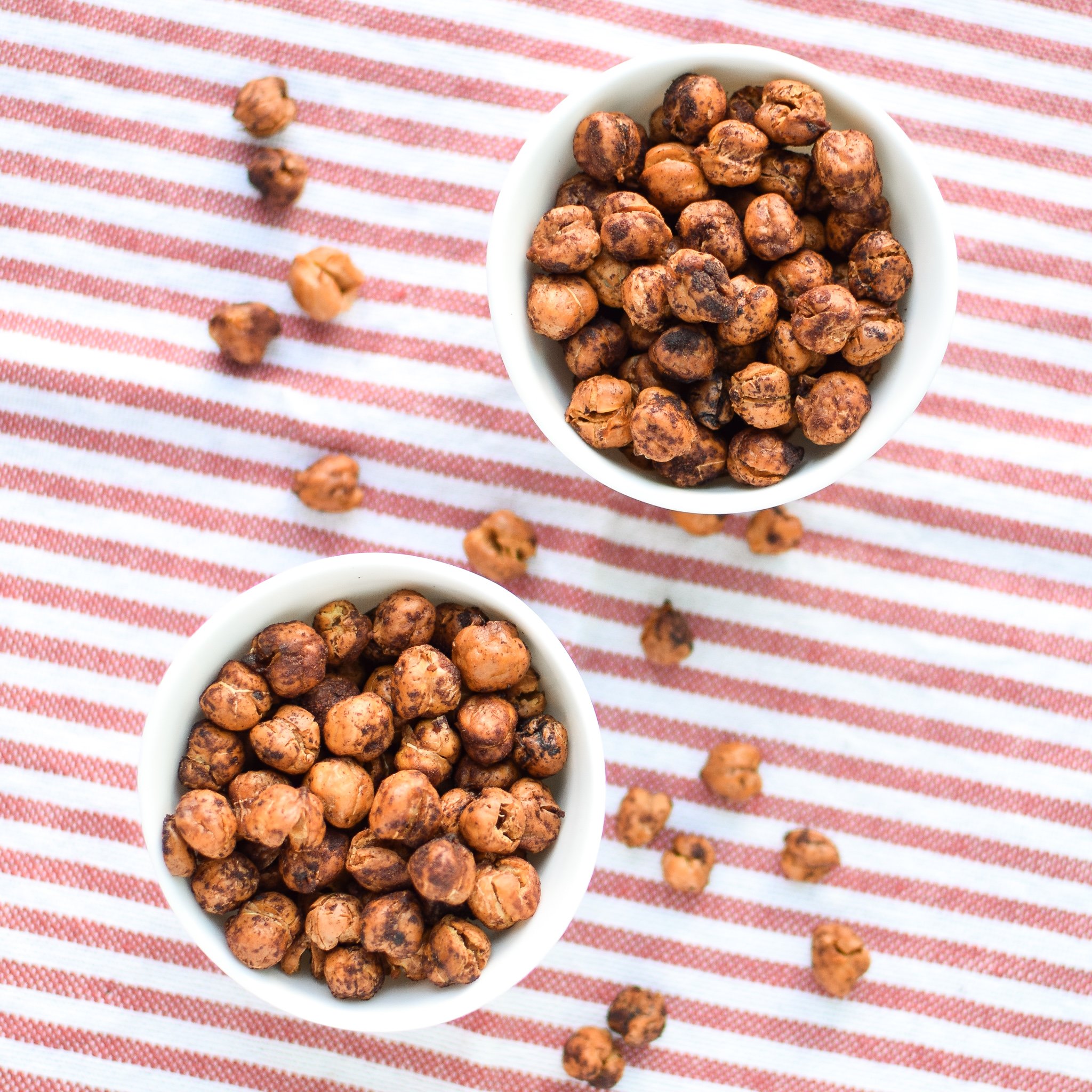 Crispy Cinnamon Roasted Chickpeas