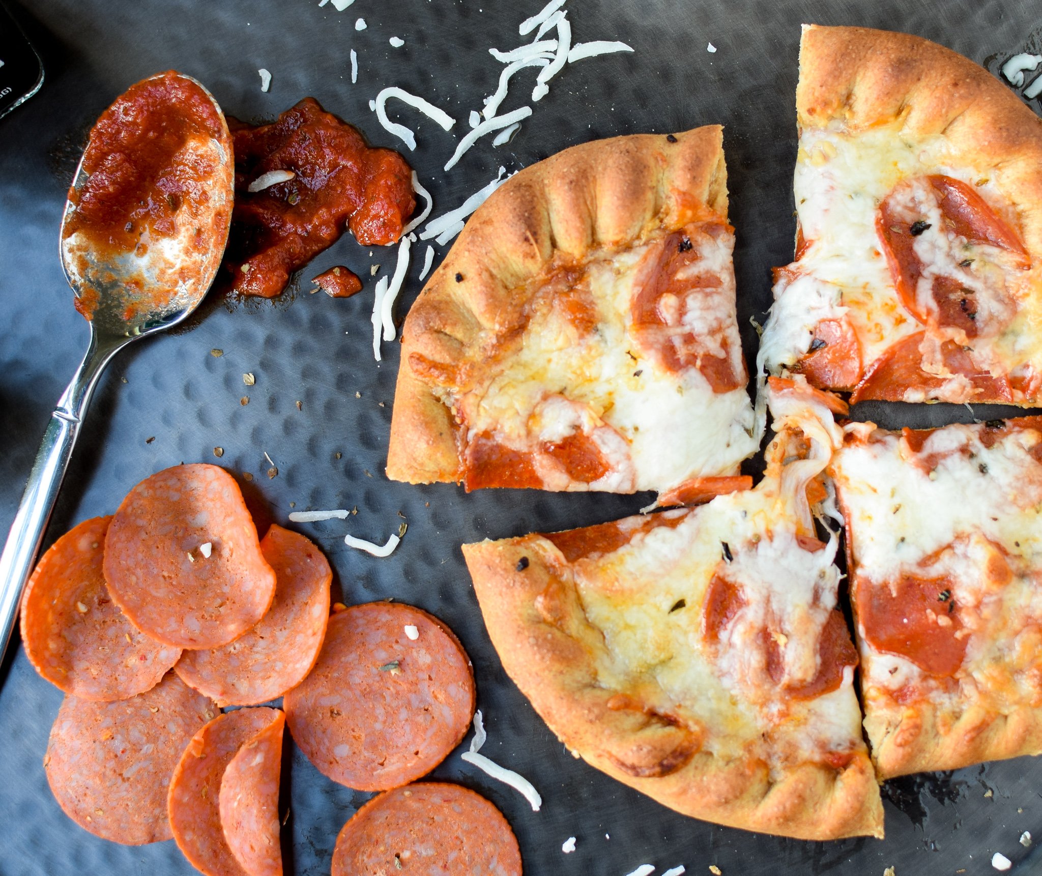 How To Make Trader Joe's Pizza Dough Into Freezer Friendly Premade Pizza Crusts - Four mini pizza crusts in the freezer for emergencies!! Using SUPER cheap Trader Joe's dough! - pmp.local
