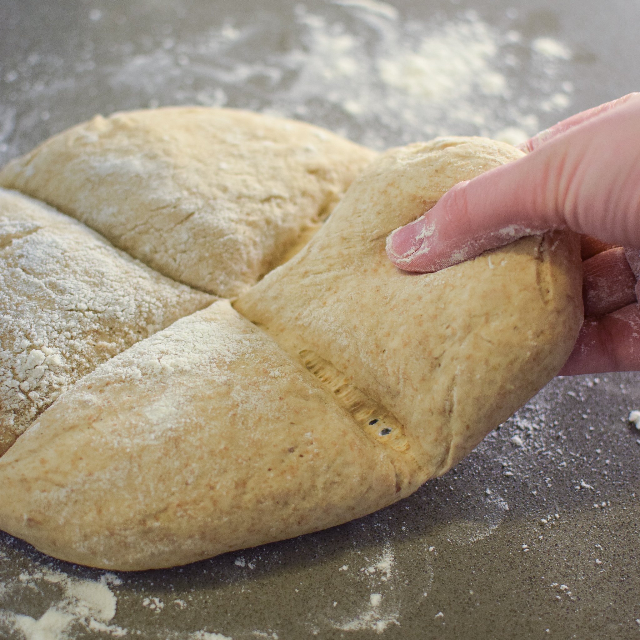 How To Make Trader Joe's Pizza Dough Into Freezer Friendly Premade Pizza Crusts - Four mini pizza crusts in the freezer for emergencies!! Using SUPER cheap Trader Joe's dough! - pmp.local