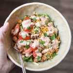 Meal Prep Turkey Taco Black Bean Salads - An easy recipe with ground turkey, black beans and veggies cooked in one pot! Easy meal prep right here! - pmp.local