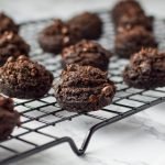Freezer Friendly Sweet Potato Brownie Bites recipe - Sweet potato brownie bites are perfect to store in the freezer for your dessert cravings! Eggless + vegan options! - pmp.local