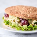 Veggie-Packed Greek Yogurt Tuna Salad (No-Mayo!) recipe - Full of tuna, chickpeas, and greek yogurt for a high protein make-ahead lunch! - pmp.local