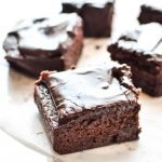 Chocolate Espresso Zucchini Brownies recipe - Gooey chocolate mocha goodness, with fresh zucchini blended right in! - pmp.local