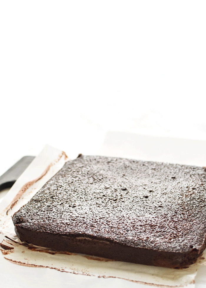 Chocolate Espresso Zucchini Brownies recipe - Gooey chocolate mocha goodness, with fresh zucchini blended right in! - pmp.local