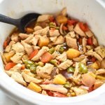 Meal Prep Slow Cooker Chicken Teriyaki Quinoa Bowls - Meal prep a healthy version of a takeout favorite! Four meals ready for the week, with chicken, veggies and quinoa. - pmp.local