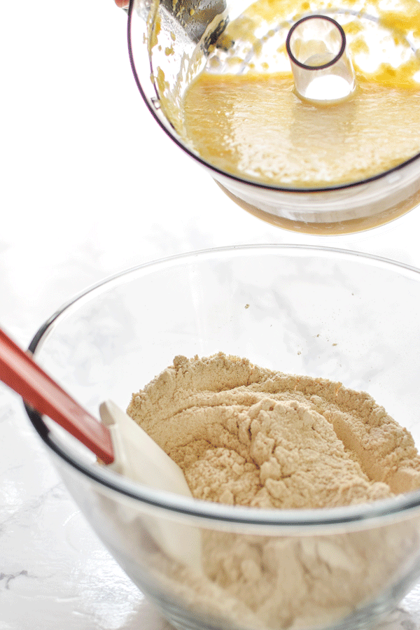 Tropical Pineapple Protein Pancakes Recipe - A perfect blend of pineapple helps keep these delicious protein pancakes moist and perfect for on-the-go! - pmp.local