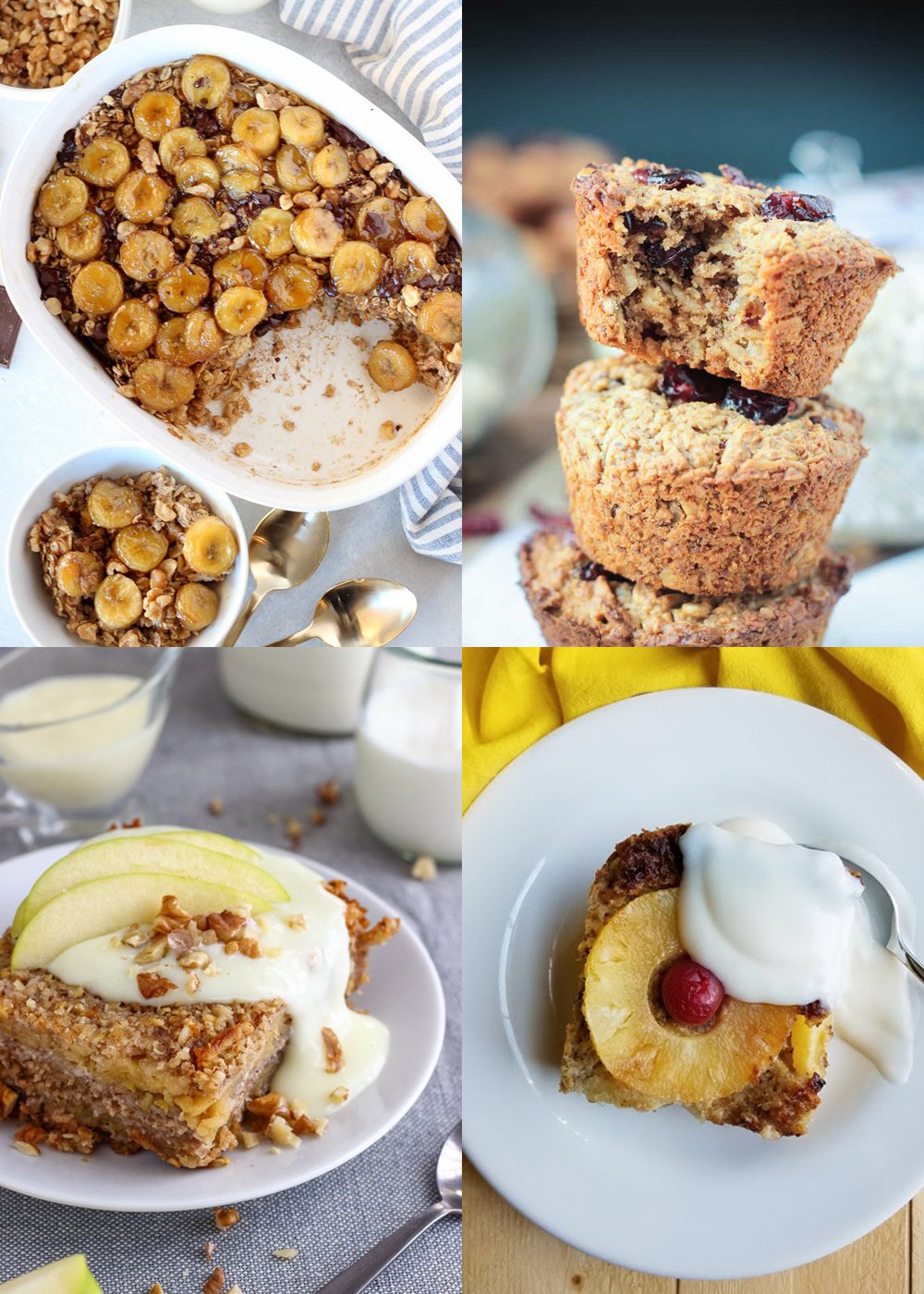 75+ Best Make-Ahead Oatmeal Recipes to Eat for Breakfast - The very best list of overnight oats, breakfast bars and cookies, and oatmeal bakes! - pmp.local