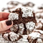 Classic Chewy Chocolate Crinkle Cookies - The chewiest, fudgiest, softest cookies that are rolled in powdered sugar and perfect for the holidays! - pmp.local
