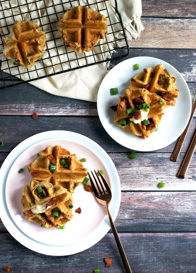 12 Ways to Turn Thanksgiving Leftovers Into Glorious Breakfast Food - Check out some great ideas to help you turn all those delicious leftovers into breakfast! Here are some waffles ready to be eaten! - pmp.local