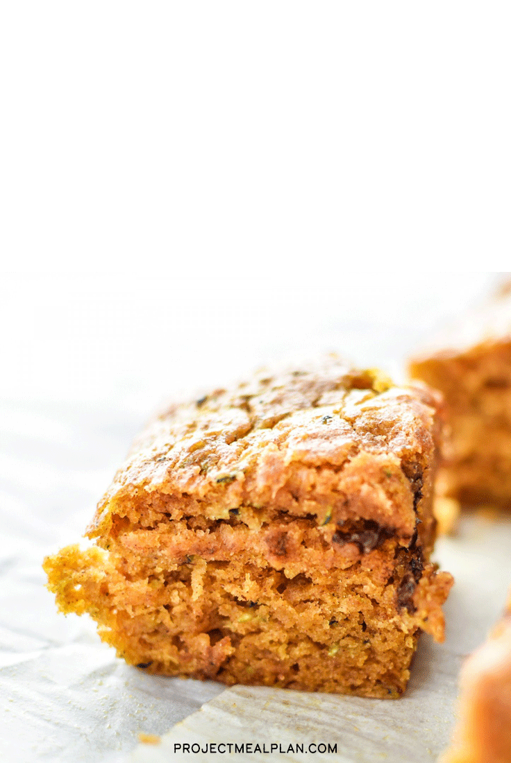 Pumpkin Spice Zucchini Bread Squares are the ultimate fall treat - zucchini bread crossed with pumpkin bars! - pmp.local