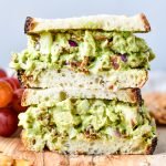 Chicken Bacon Avocado Salad Sandwich