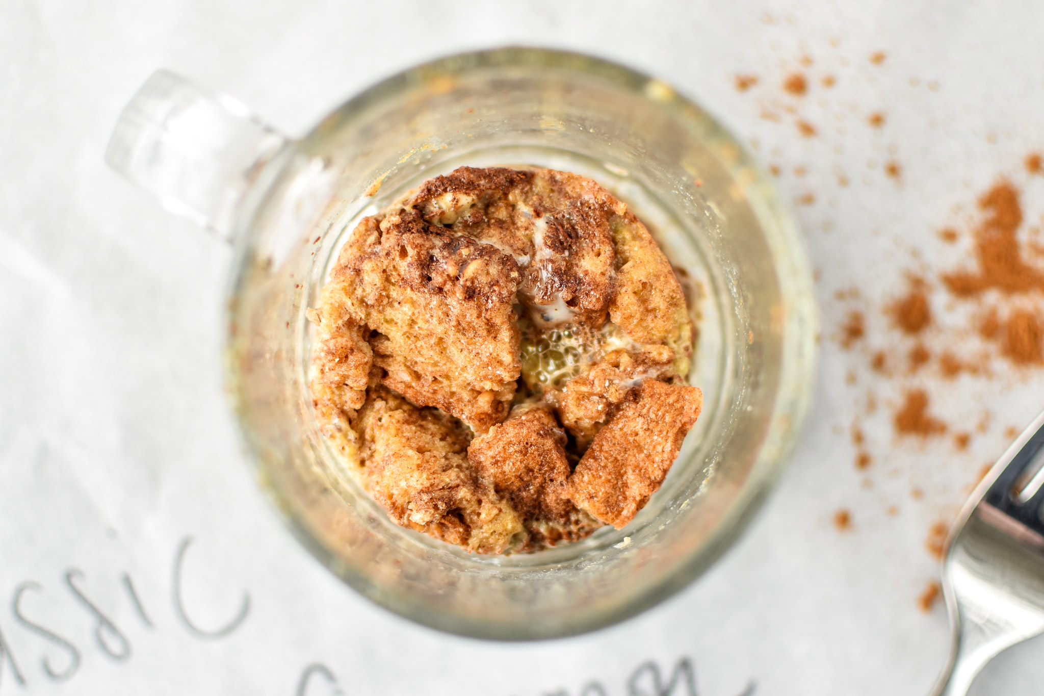 Classic Maple Cinnamon Microwave mug french toast ready to eat