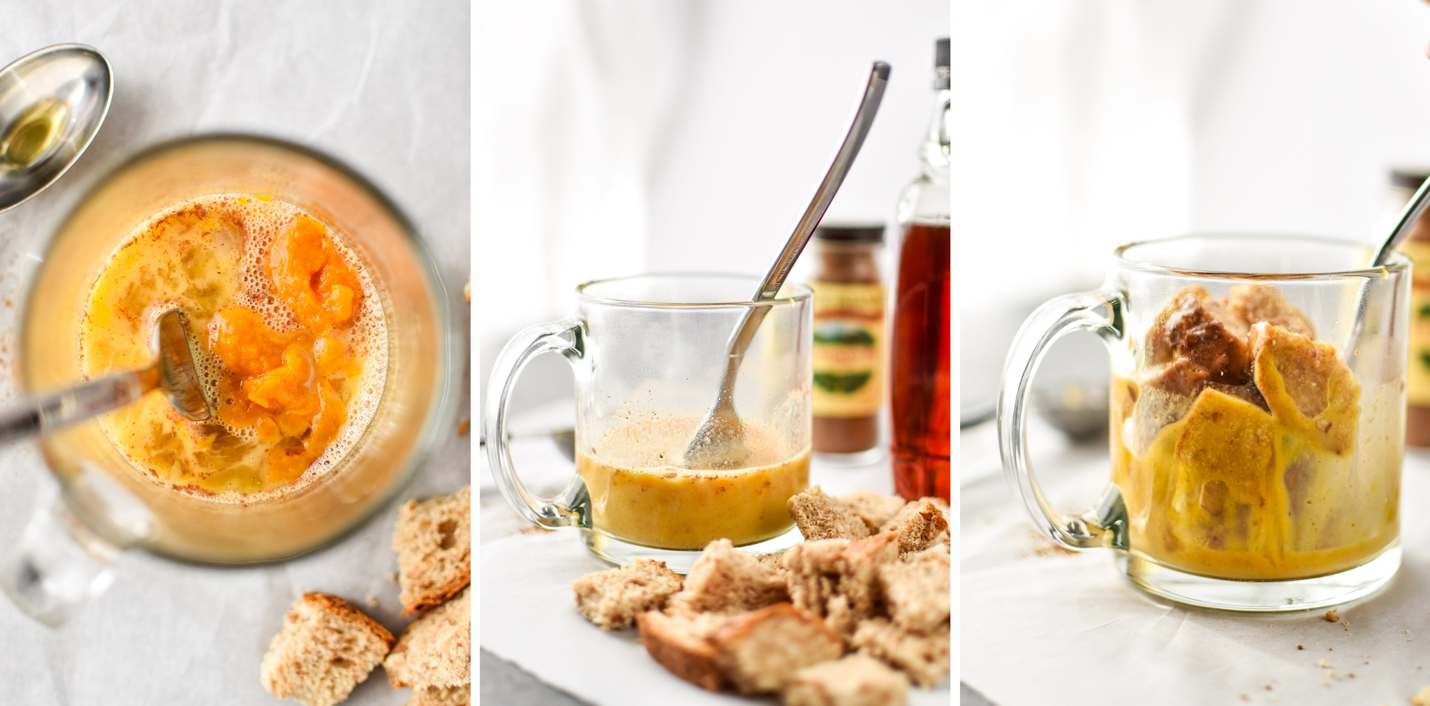 how to make the microwave mug french toast