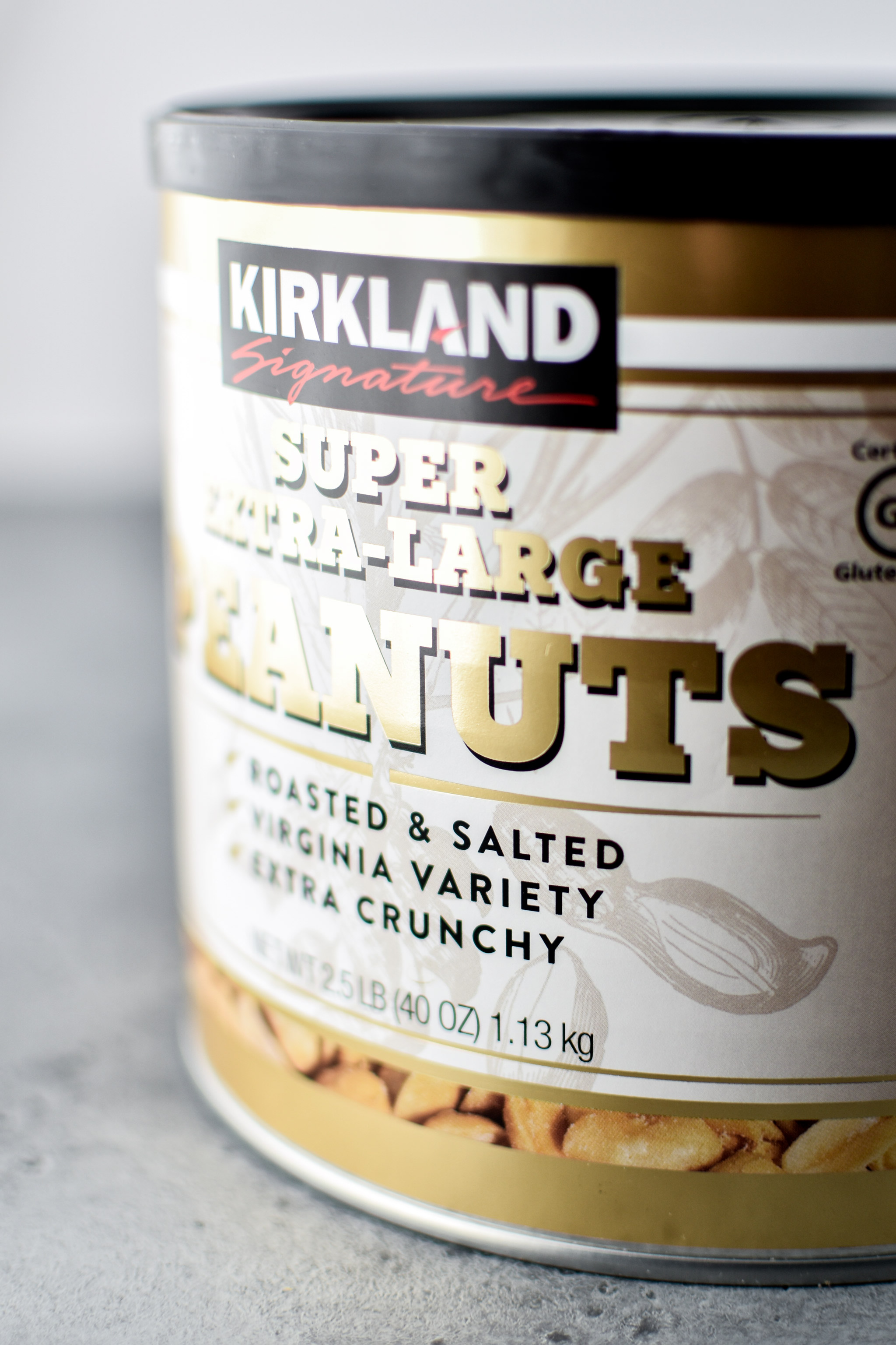 Peanuts purchased from Costco. Store bought vs homemade peanut butter: Which is Cheaper?