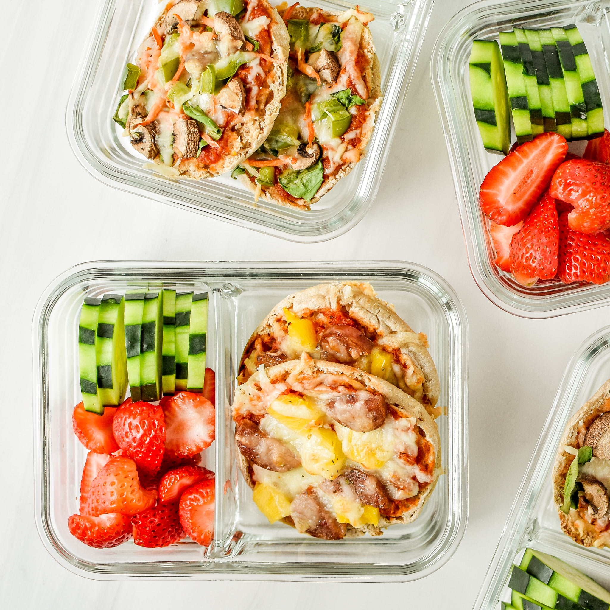 English Muffin Mini Pizzas Meal Prep