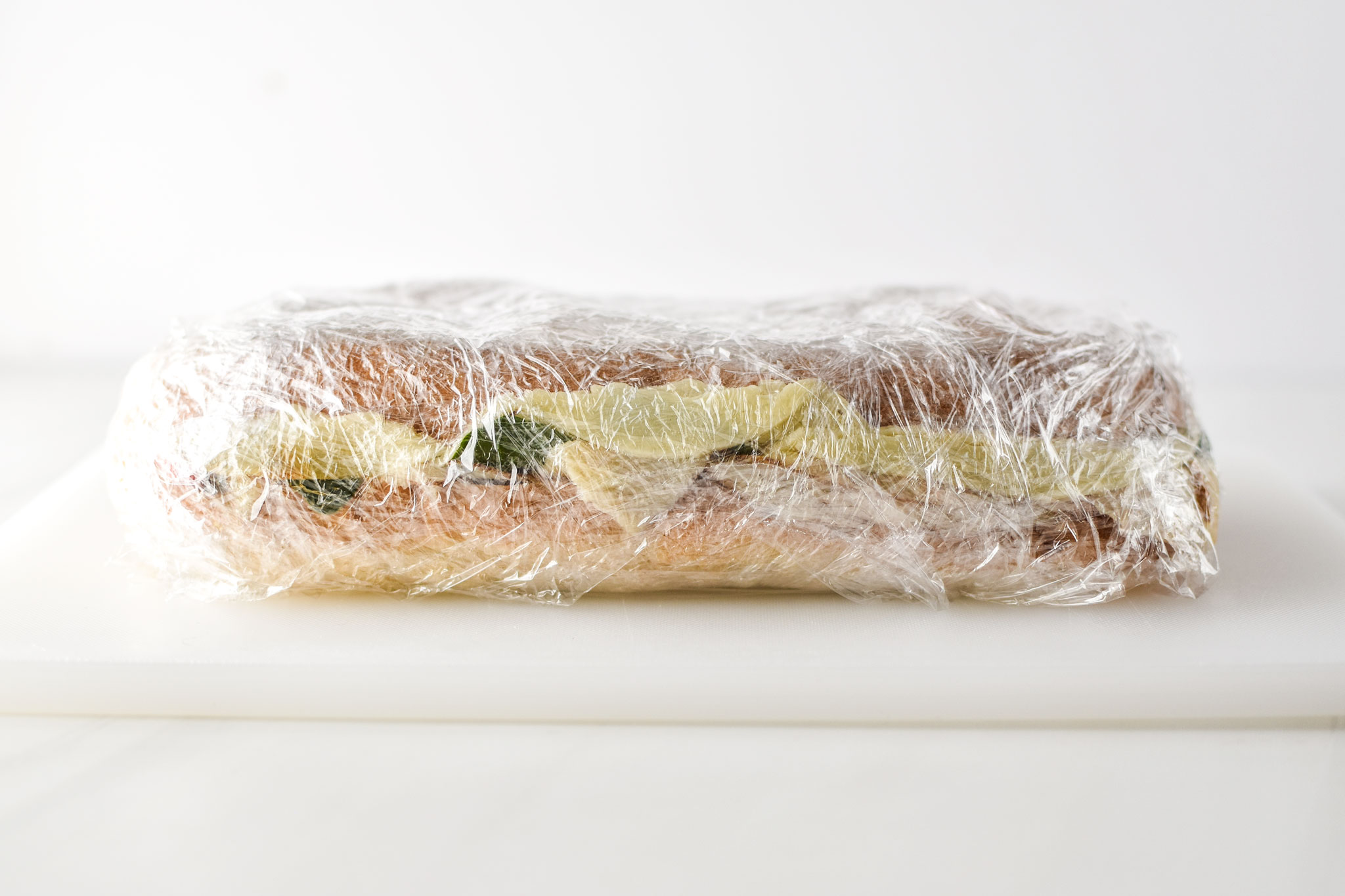 wrapped overnight pressed sandwich