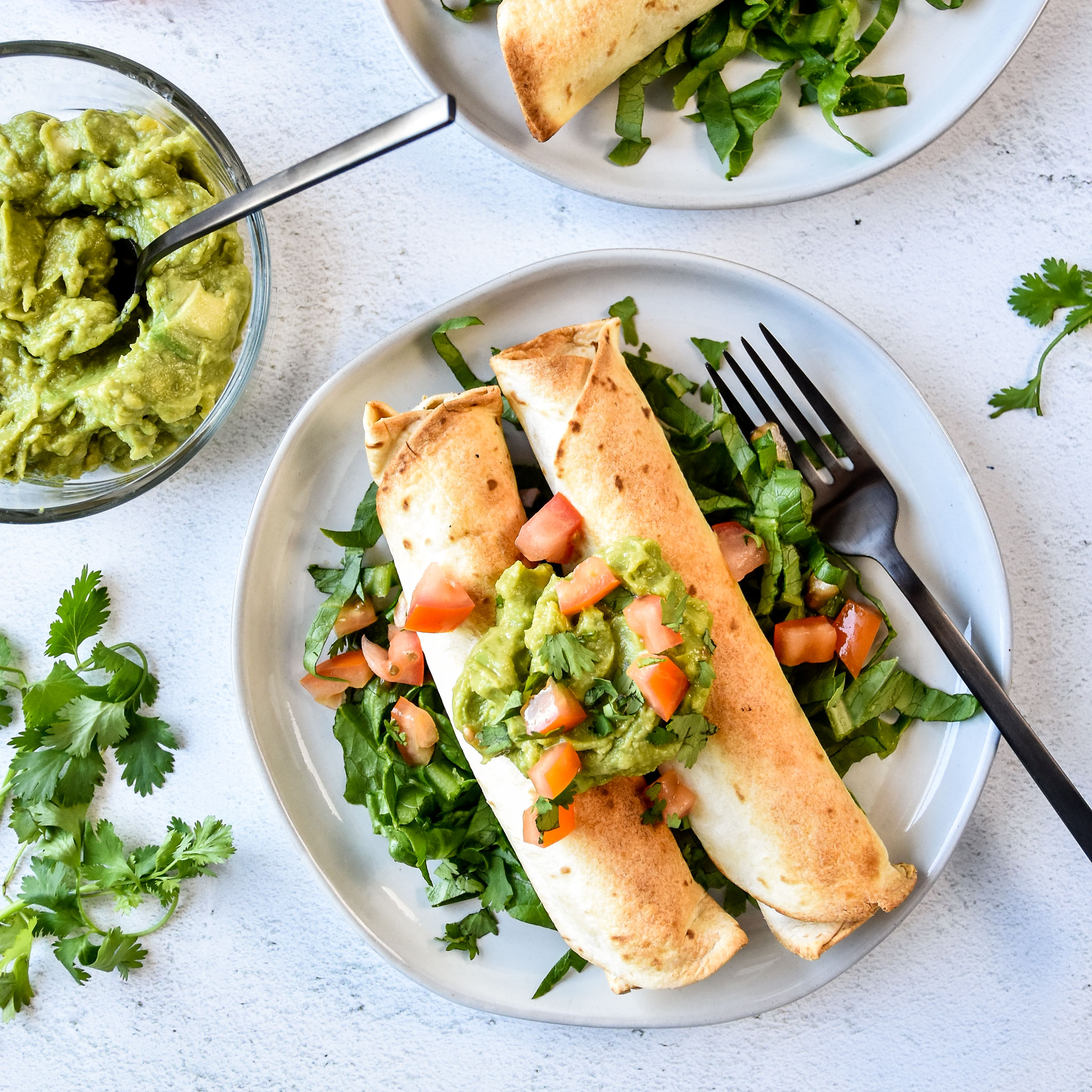 Air Fryer Chicken Taquitos (or Flautas!)