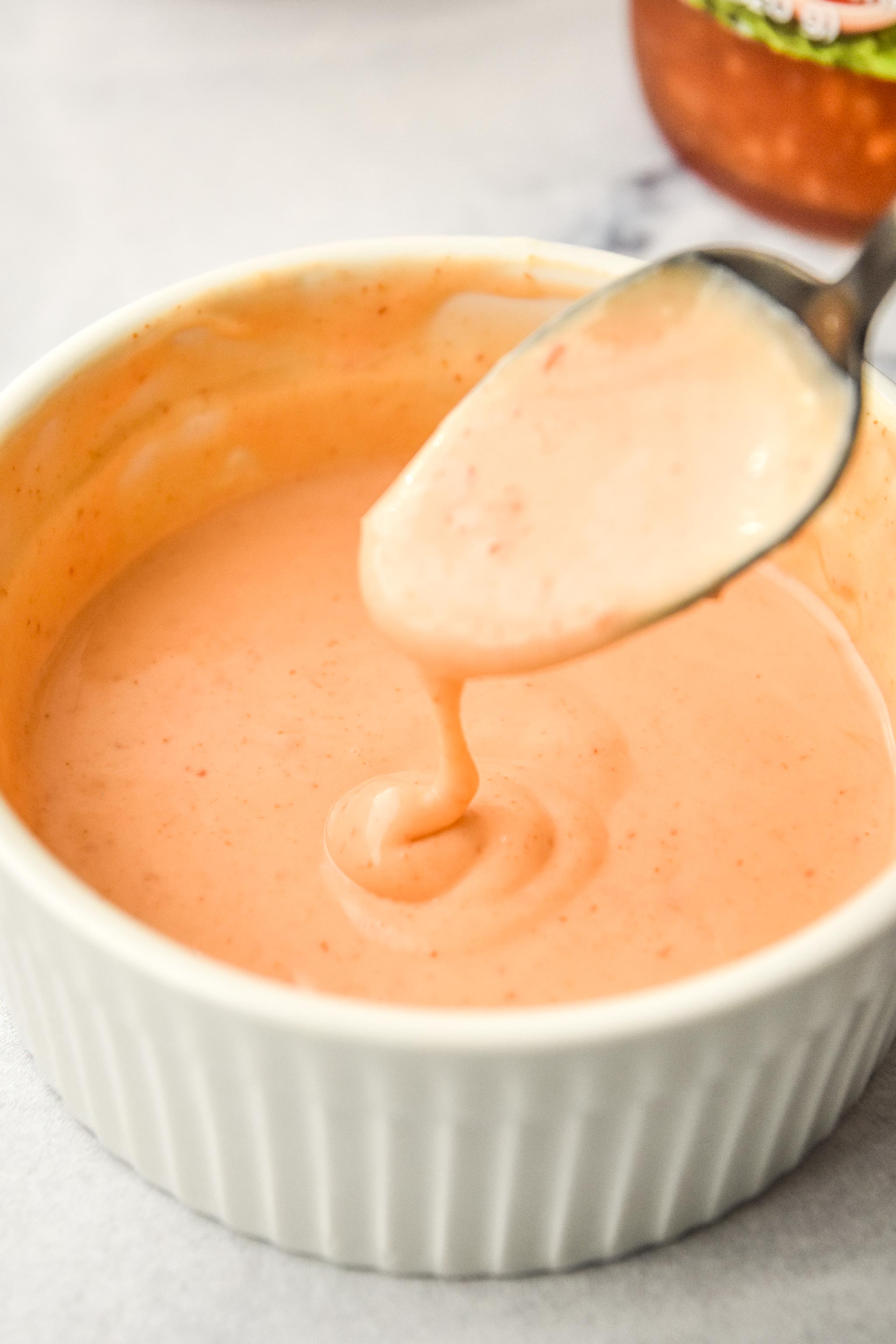 dipping sauce for the frozen breaded shrimp cooked in an air fryer