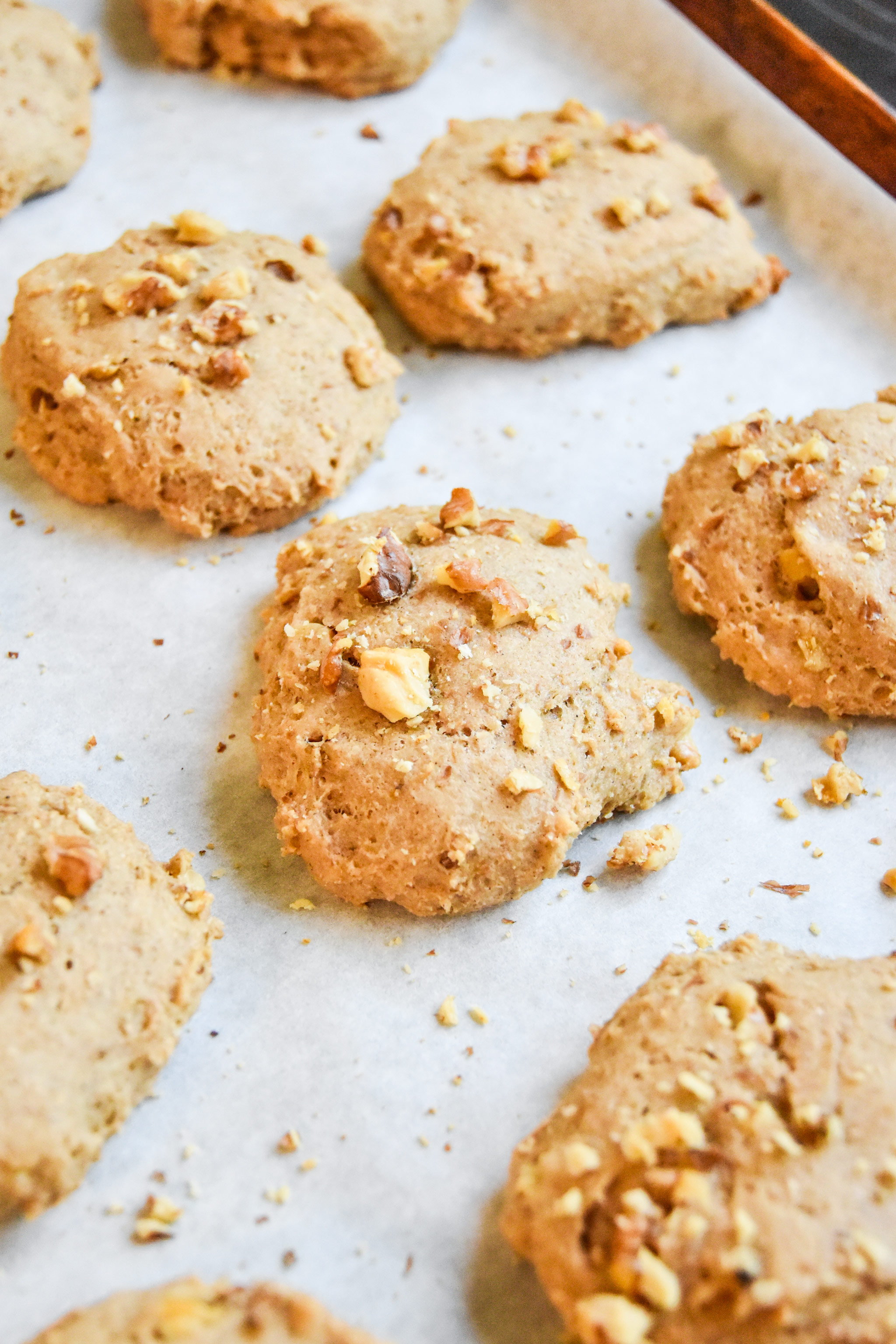 banana bread pancake mix cookies just baked