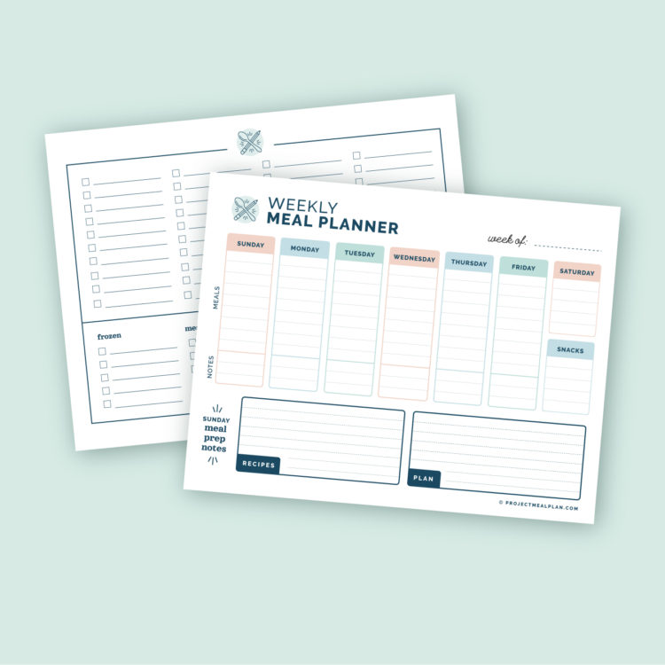 Meal Planner preview.