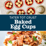 pin image for tater tot crust baked egg cups.