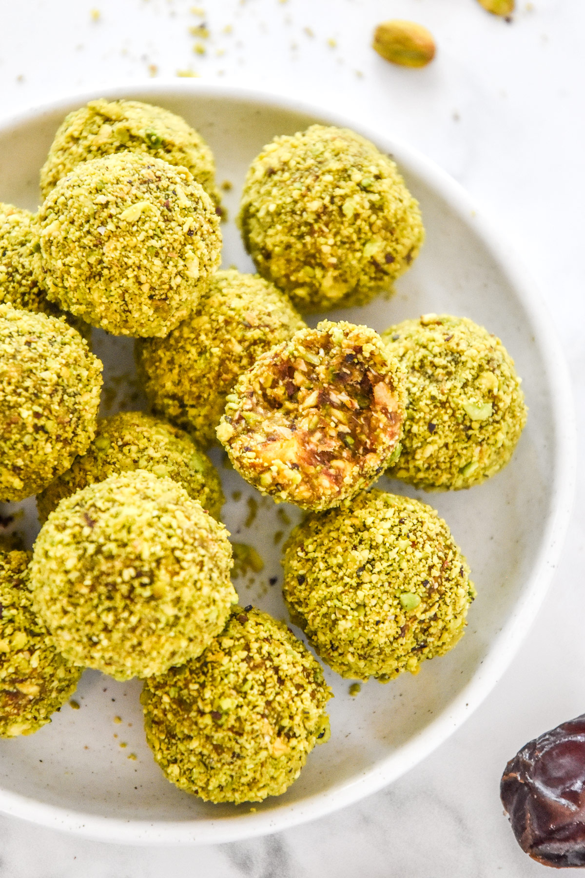 Pistachio Date Energy Balls